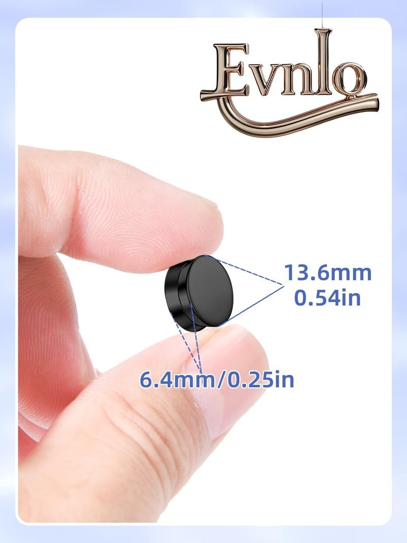 Evnlo 12 Pairs Strong Hijab Magnets, Thin Pinless Magnetic Hijab Pins for Scarf, Shirt, Veil, Dress– No-Snag Matte, Multi-Use for Women - Image 4